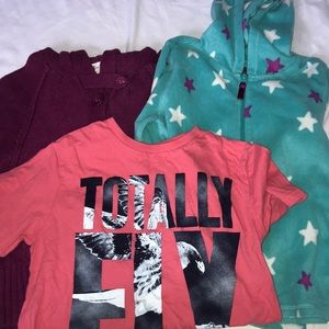 Bundle of 3 girls size 10 tops